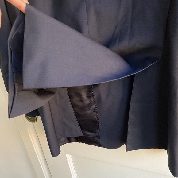 JOSEPH ABBOUD 100% Wool Navy Blue Sport Coat Suit Jacket Blazer 42S - Picture 11 of 12